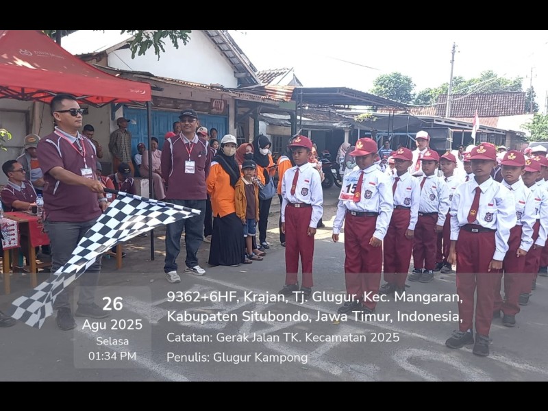 Lomba Gerak Jalan  Kecamatan tahun 2025 tingkat SD/MI. Dalam Memperingati HUT RI ke-80