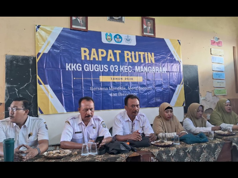 Pertemuan Rutin KKG Gugus 03 Kec. Mangaran