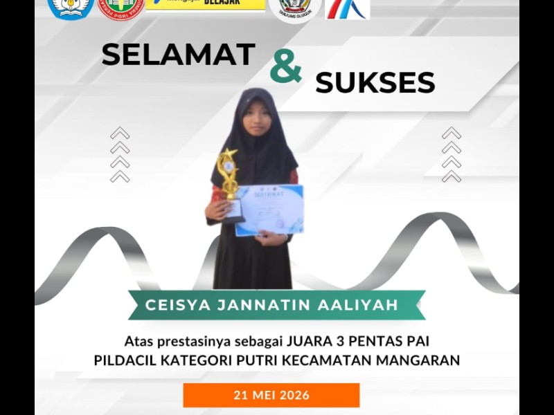 Pemberian Hadiah pada Kategori Pildacil di Ajang PENTAS PAI 2026