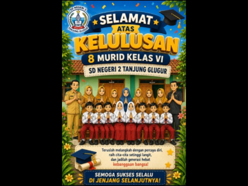 Pengumuman Kelulusan Kelas VI Tahun Ajaran 2025/2026